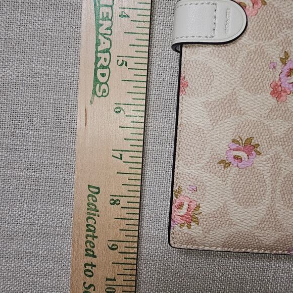 NEW Coach Signature Floral Notebook Cover with Refillable Notebook Flowers - Picture 4 of 7